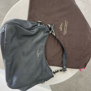 Kate Spade Black Pebbled Leather Shoulder Bag